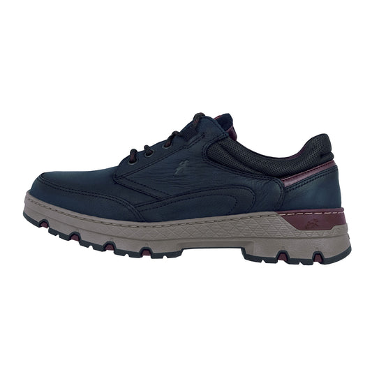 Fluchos Sigurd: Zapatos Cordones Hombre Piel Azul F1846