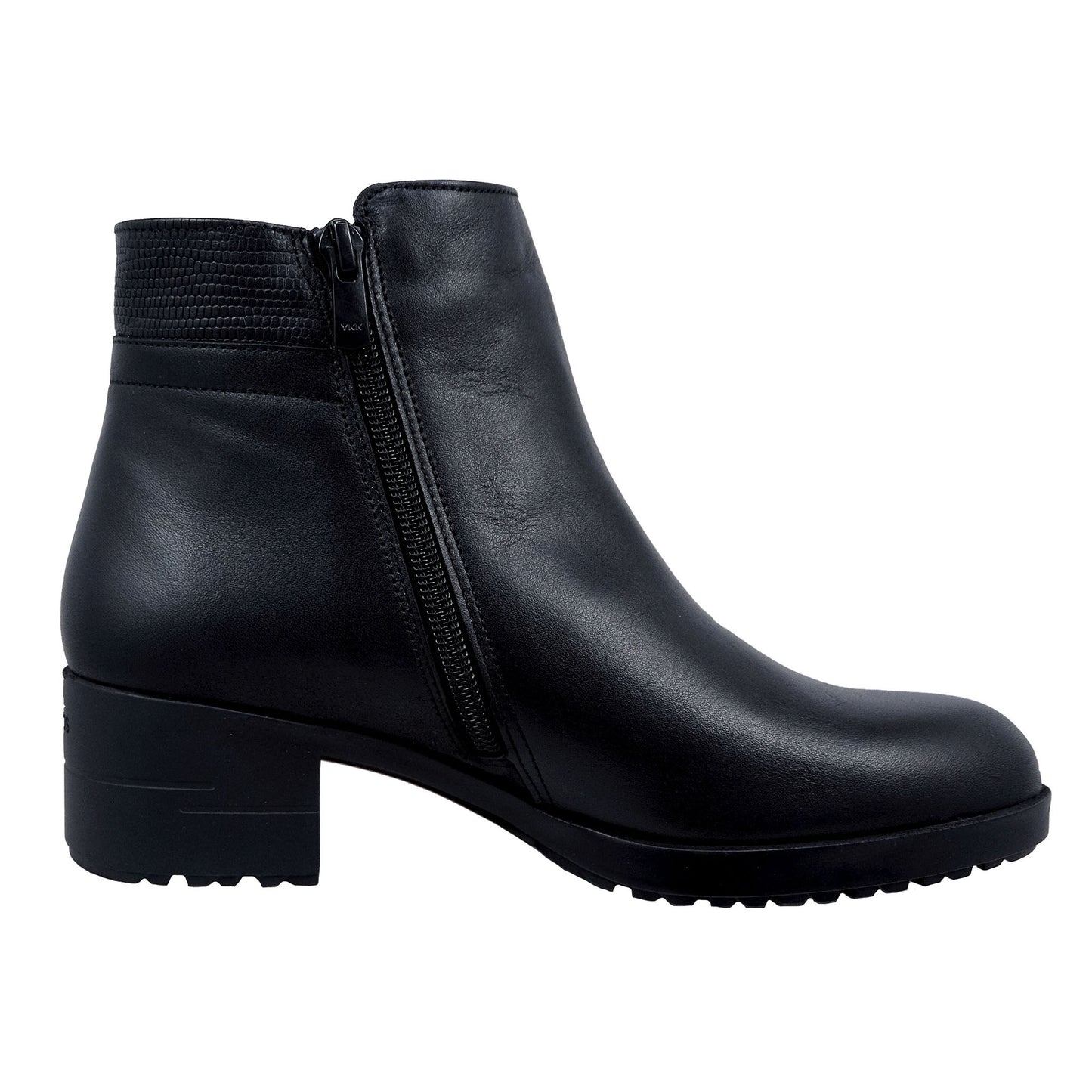 Fluchos Aliss: Women's Ankle Boots with Black Leather Heel F1367