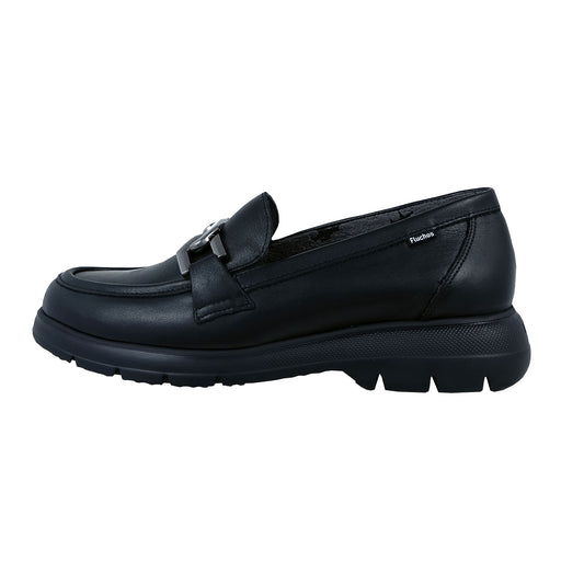 Fluchos Gladis: Mocasines Mujer Piel Confort Negro F1794