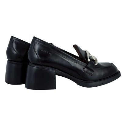 Wonders Kimba – Mocasines Mujer con Tacón Negro: G-6140