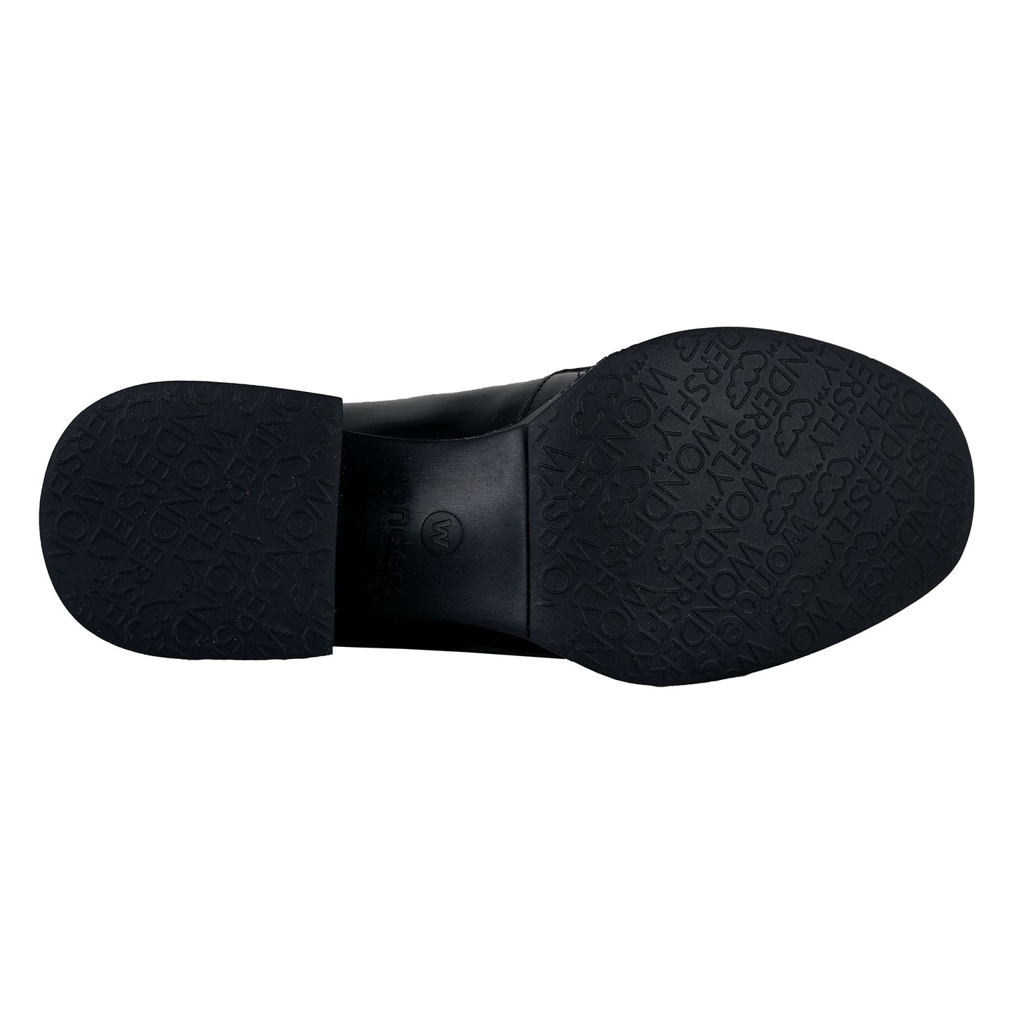 Wonders Kimba – Mocasines Mujer con Tacón Negro: G-6140