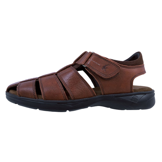 Fluchos Dozer: Sandalias Hombre Piel Marrón F0533