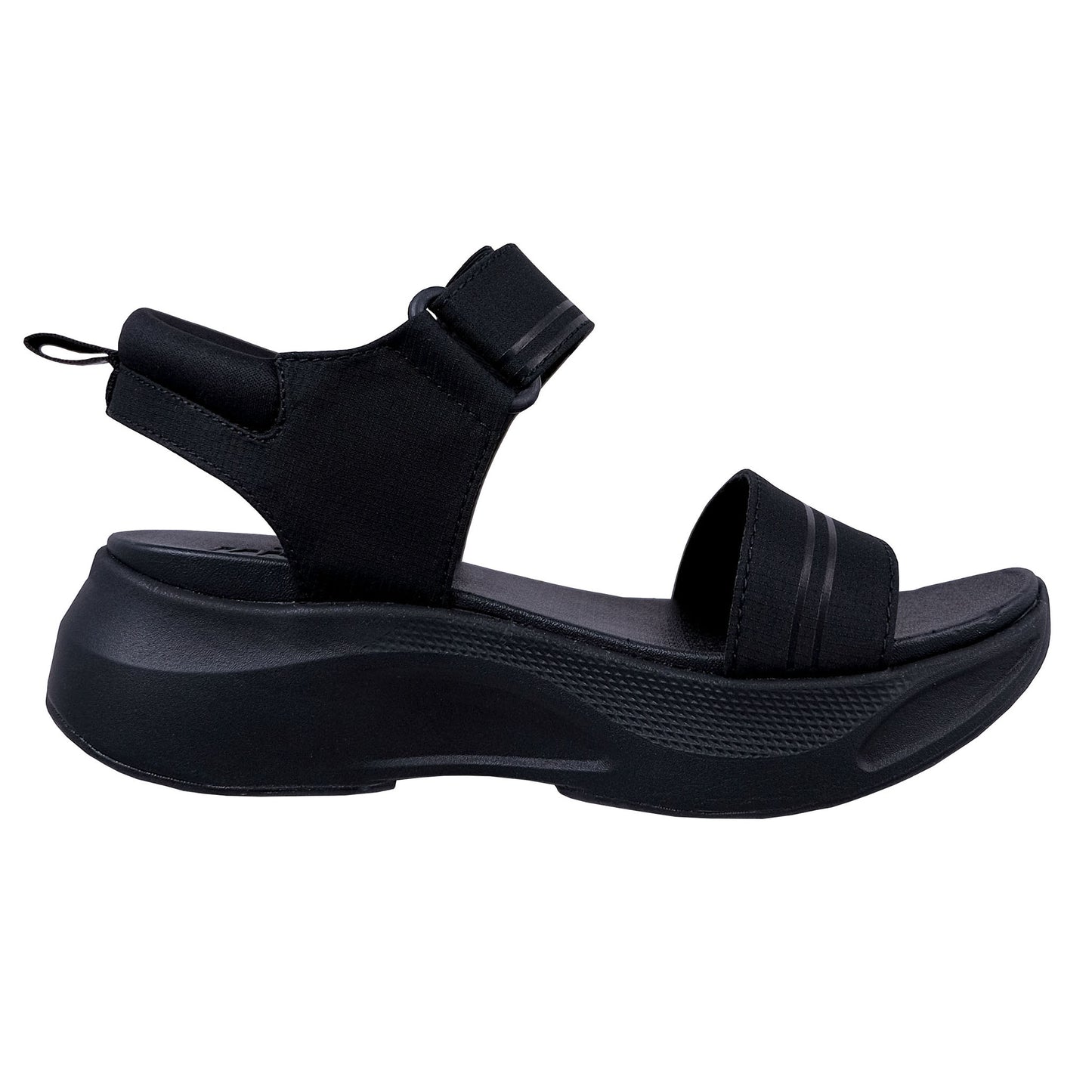 Fluchos Atom: Sandalia Deportiva Mujer Negro AT169