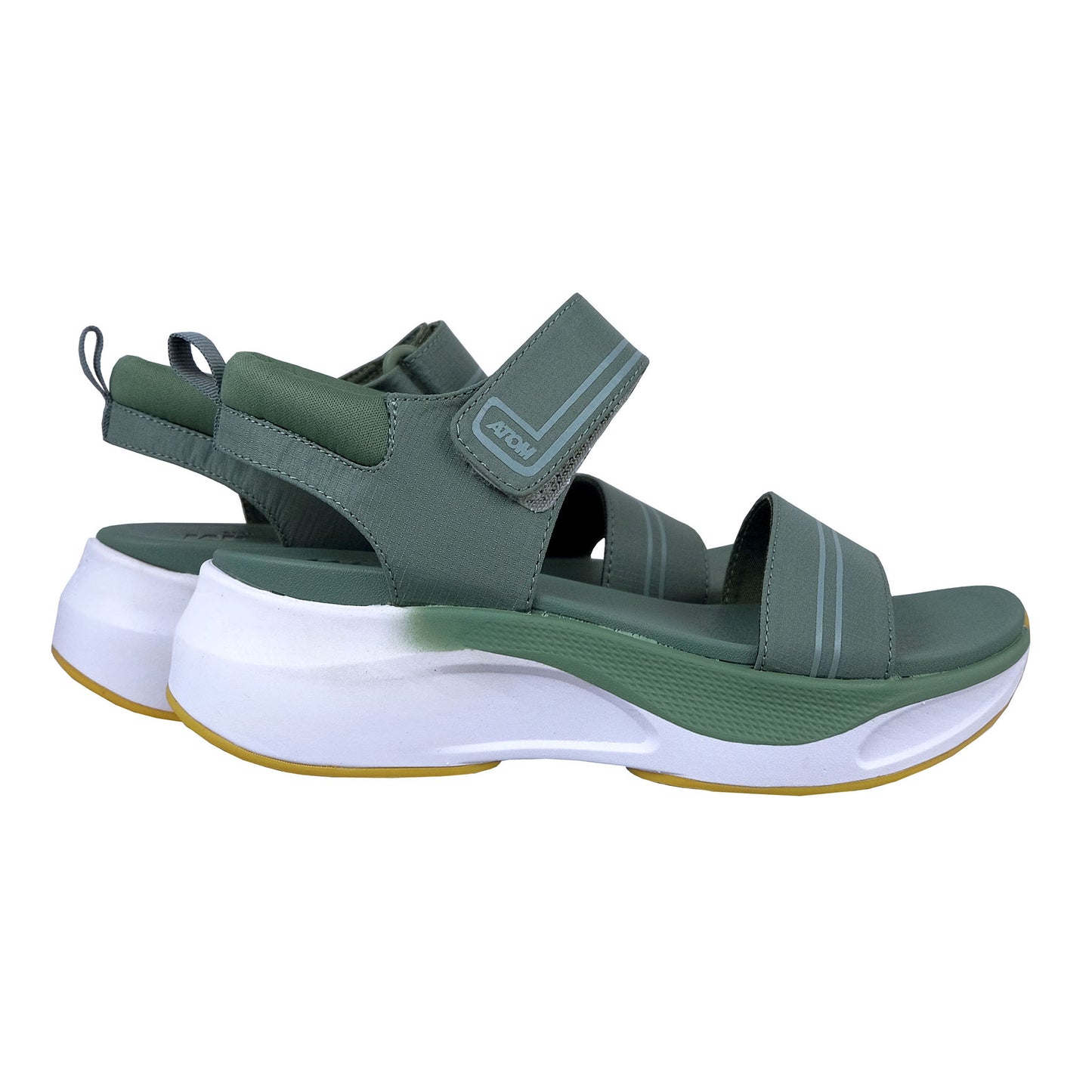 Fluchos Atom: Sandalia Deportiva Mujer Verde AT169