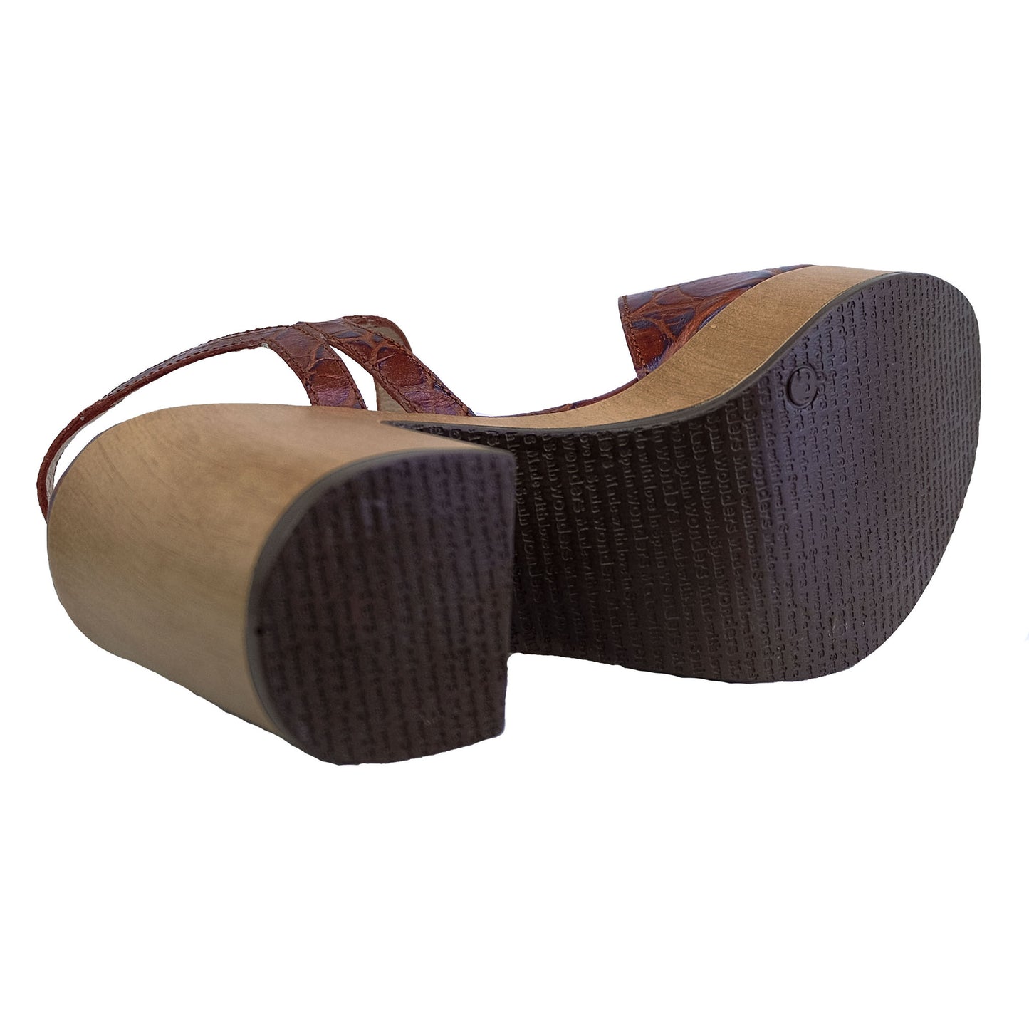 Wonders L-1012 : Sandale à plateforme marron pour femme