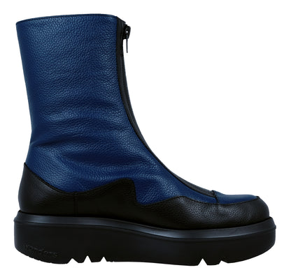 Wonders Livia: Botas Mujer Plataforma Azul A-2822