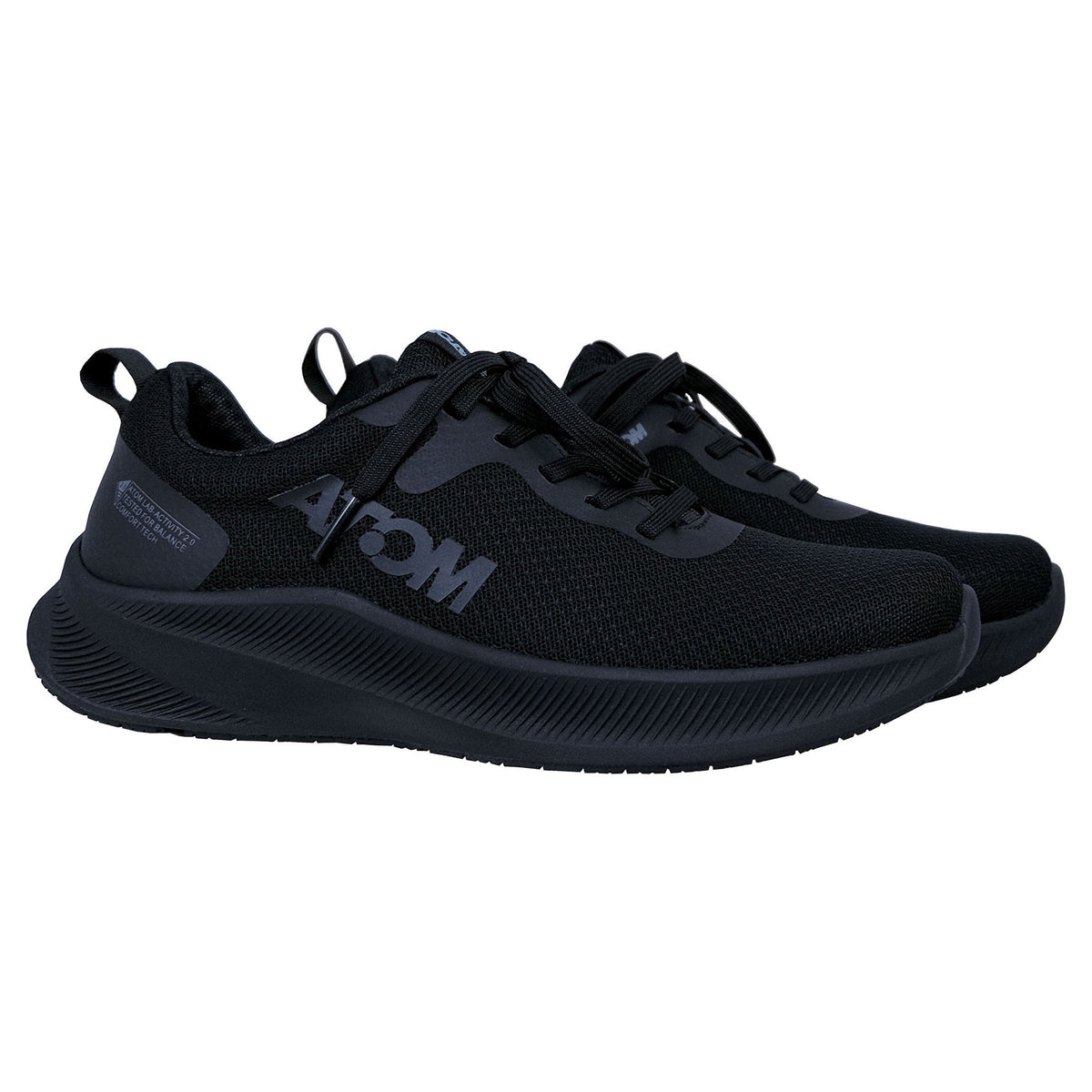 Fluchos Atom Activity AT128 zapatillas mujer negro detalle frontal