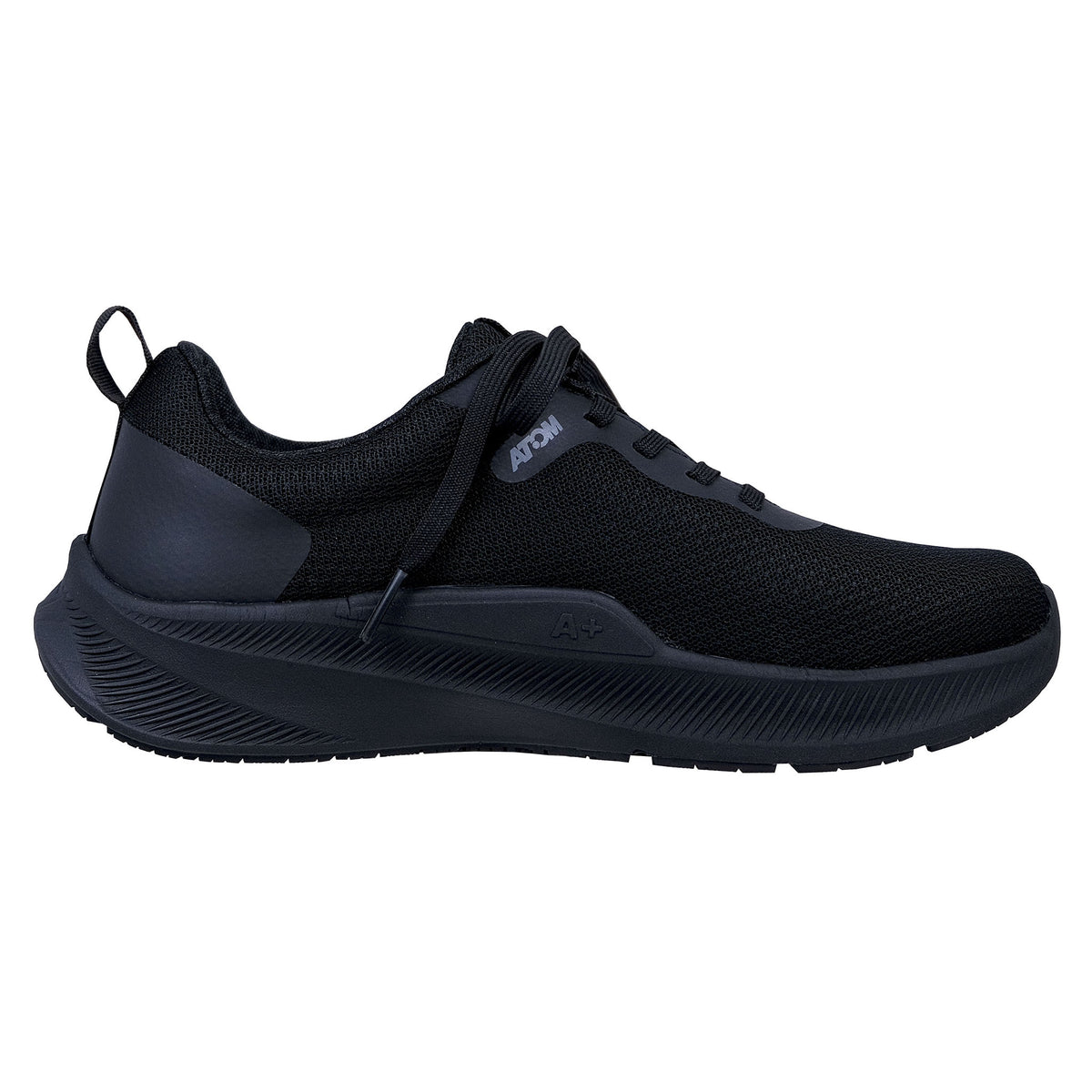 Fluchos Atom Activity AT128 zapatillas mujer negro vista lateral