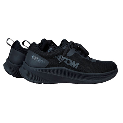 Fluchos Atom Activity AT128 zapatillas mujer negro vista trasera lateral