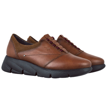 Fluchos Bona F1357 zapatos mujer marrón - pareja vista frontal