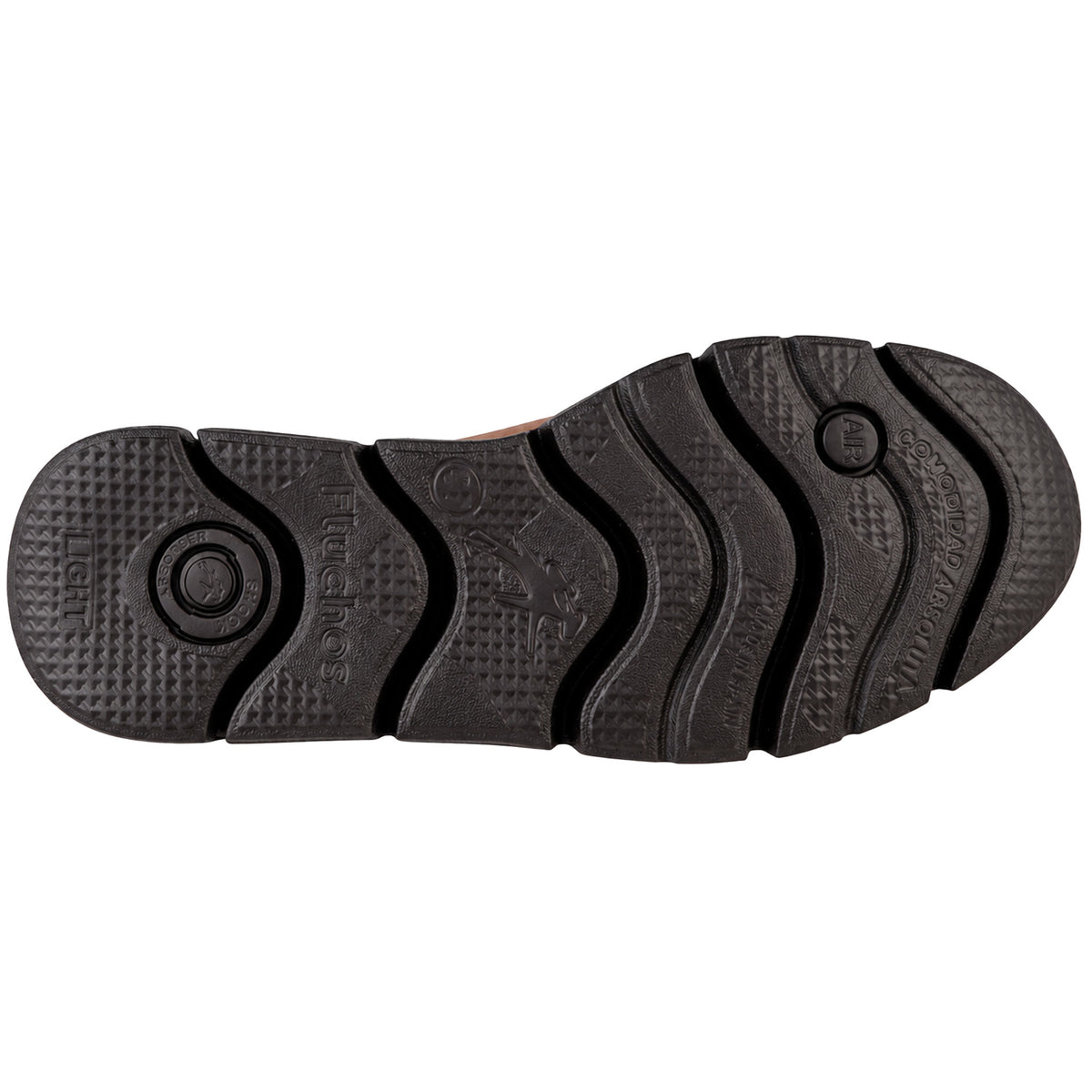 Fluchos Bona F1357 zapatos mujer marrón - suela