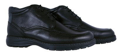 Fluchos Crono: Botines Hombre Piel Marrón/Negro 9143