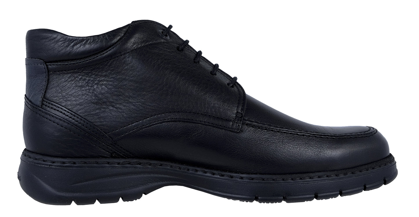 Fluchos Crono: Botines Hombre Piel Marrón/Negro 9143