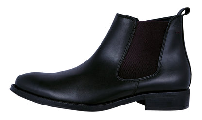 Fluchos Heracles: Botines Hombre Negro Piel 8756