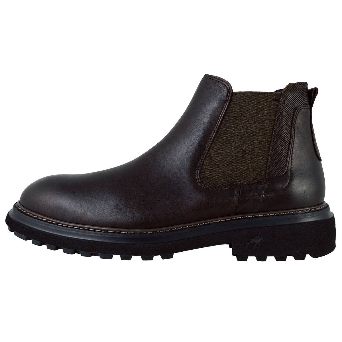 Fluchos Lincon F2057 botines hombre marrón piel - lateral exterior