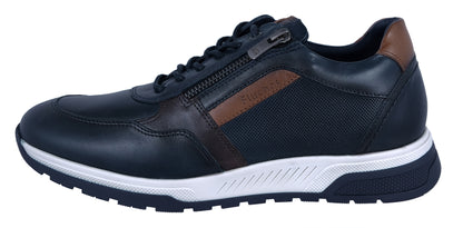 Fluchos Louis: Zapatos Hombre Azul Piel Confort F1600