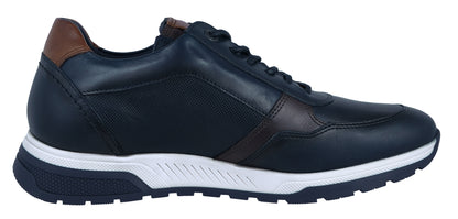 Fluchos Louis: Zapatos Hombre Azul Piel Confort F1600