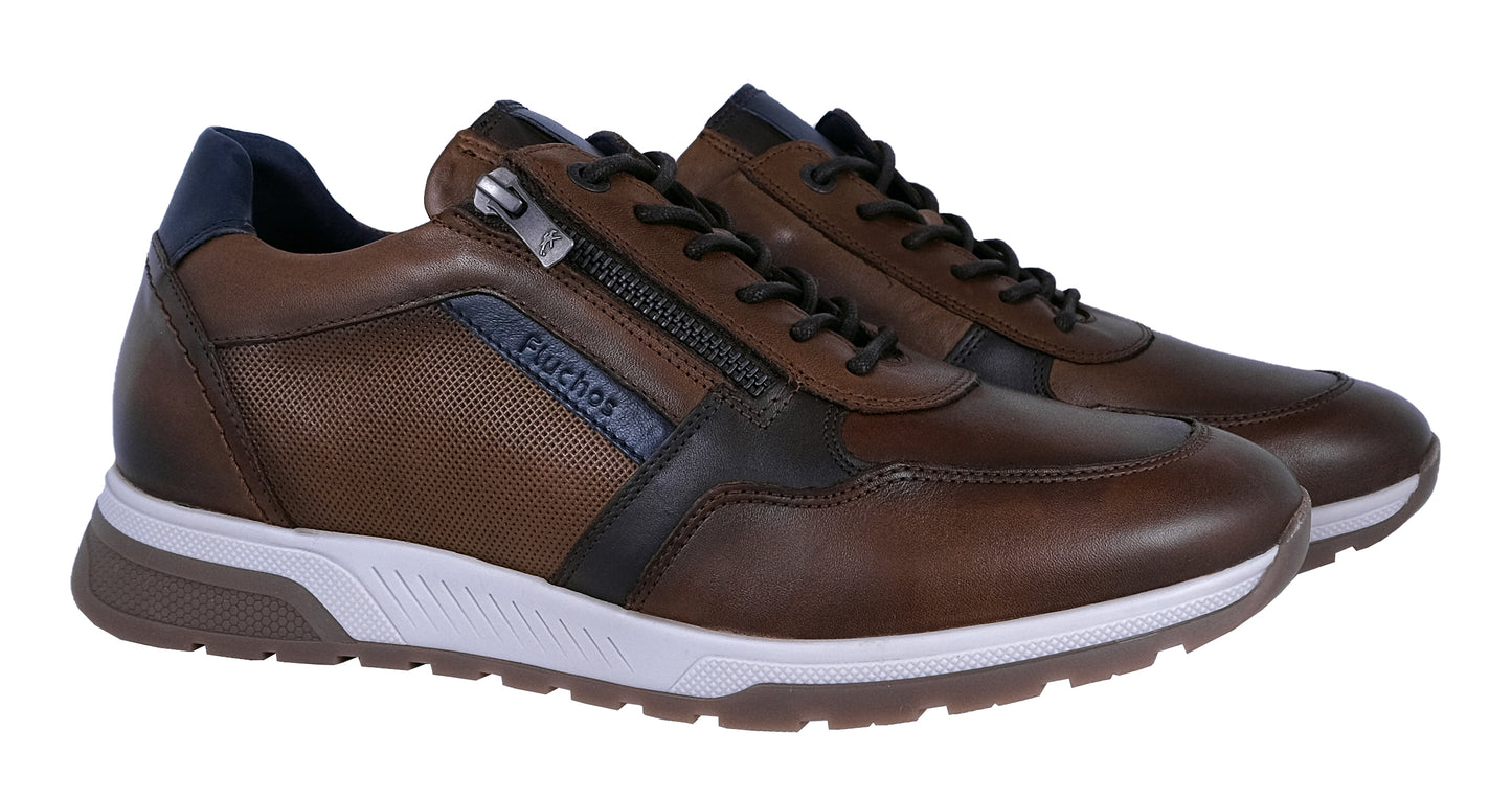 Fluchos Louis: Zapatos Hombre Azul Piel Confort F1600