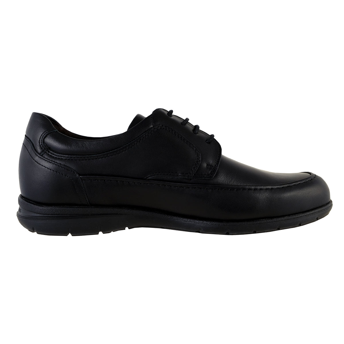 Fluchos Luca 8498 zapato hombre negro piel vista lateral interior