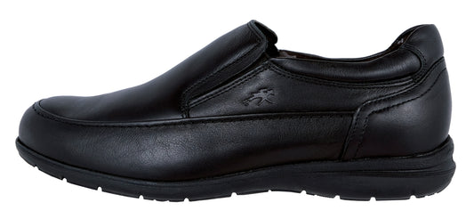 Fluchos Luca: Mocasines Hombre Piel Marrón/Negro 8499