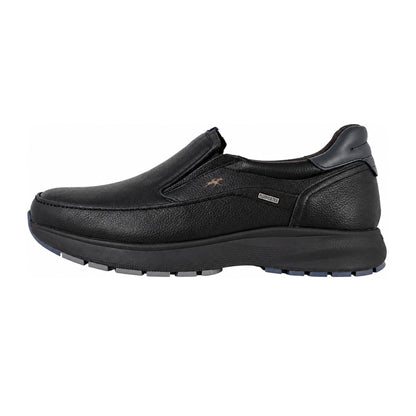 Fluchos Triton F2064 mocasines hombre negro impermeables - lateral exterior