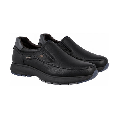 Fluchos Triton F2064 mocasines hombre negro impermeables - pareja vista delantera