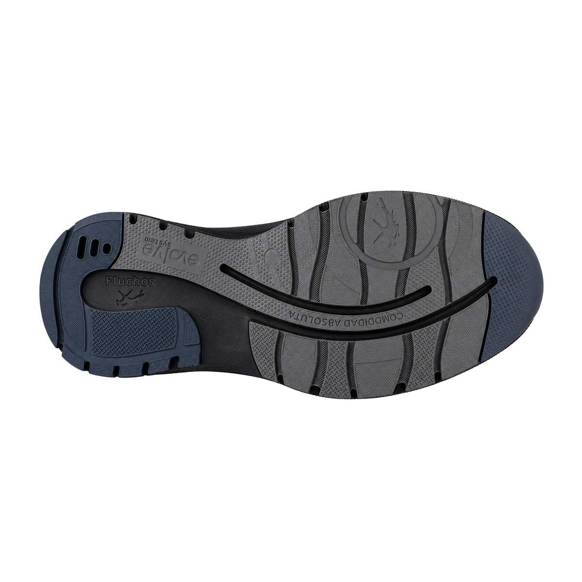 Fluchos Triton: Mocassini uomo pelle nera F2064 – immagine 5