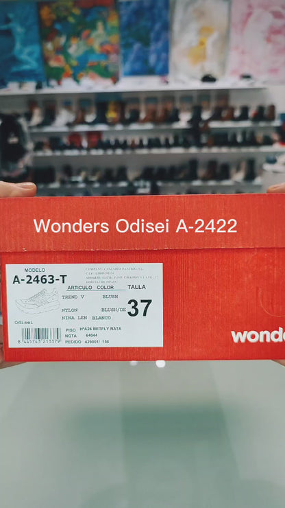 Wonders Odisei Zapatillas Mujer Piel Rosa/Lila A-2463