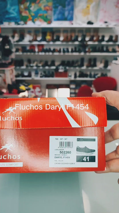 Fluchos Daryl : Mocassins en nubuck pour homme F1454