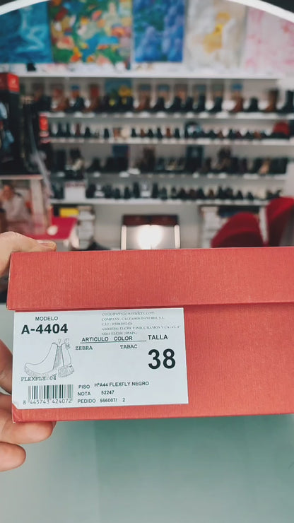 Wonders Flexfly – Bottines à plateforme marron pour femme : A-4404