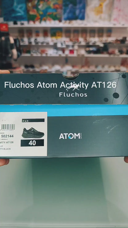 Fluchos Atom Activity AT126 - Zapatillas Hombre Negro