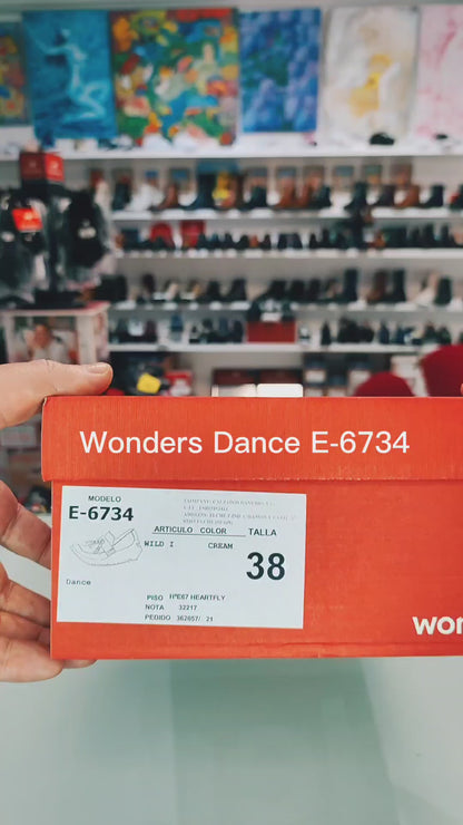 Wonders Dance: Mocasines Mujer Beige E-6734