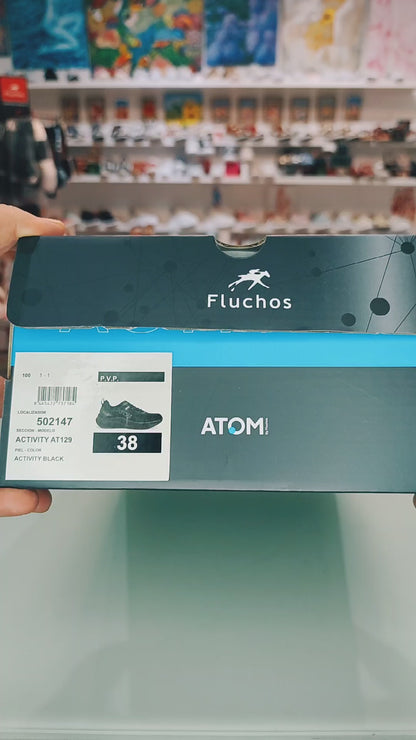 Fluchos Atom Activity AT129 - Baskets pour femme Noir