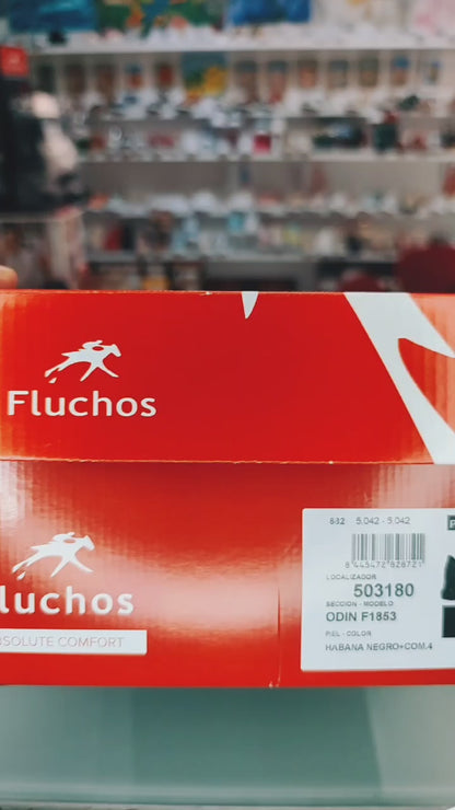 Fluchos Odin : Chaussures pour homme noires F1853