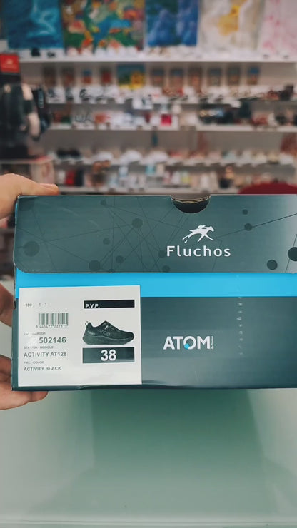 Fluchos Atom Activity AT128 - Zapatillas Mujer Negro