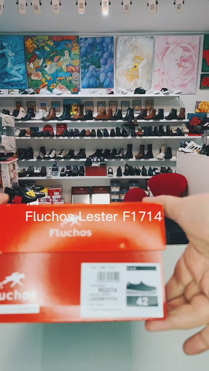 Fluchos Lester: Mocasines Hombre Azul F1714