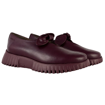Wonders Flexfly 21 A-4421 mocasines mujer burdeos - pareja vista frontal