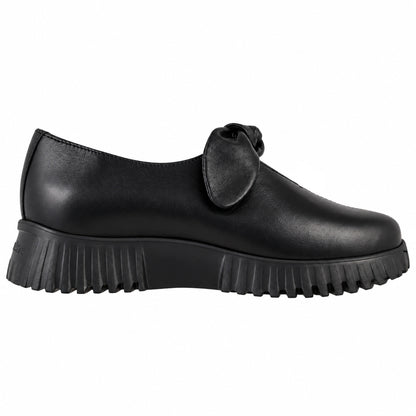 Wonders Flexfly 21 A-4421 Damen-Loafer aus schwarzem Leder - Innenseite