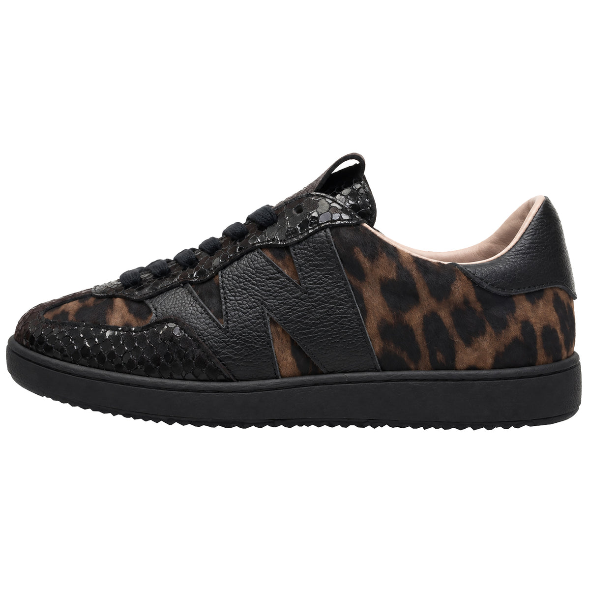 Wonders Nubia 10 AP-2010 Damen-Sneaker aus braunem Leder - Vorderansicht
