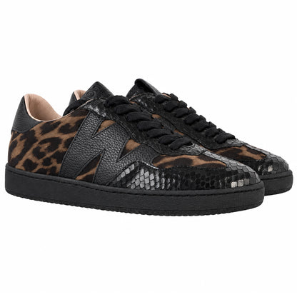 Wonders Nubia 10 AP-2010 Damen-Sneaker aus braunem Leder - Innenseite