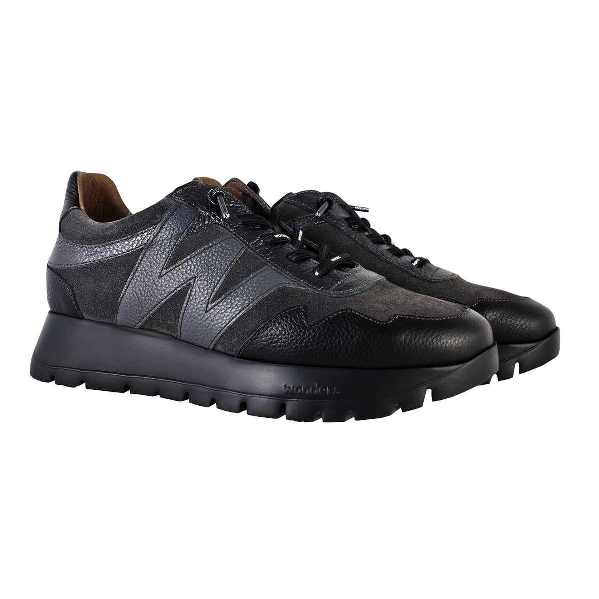 Wonders Odisei 110 A-24110 mujer negro gris - pareja vista frontal