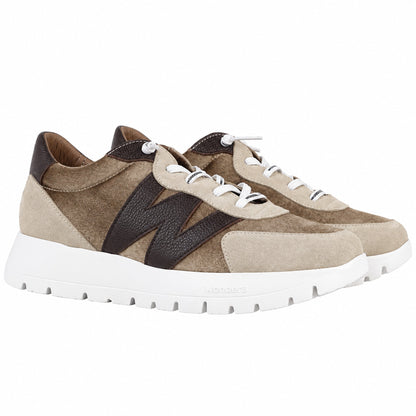 Wonders Odisei 111 A-24111 zapatillas mujer beige - pareja vista trasera