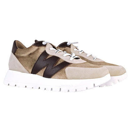 Wonders Odisei 111: Sneakers donna beige A-24111 – vista posteriore