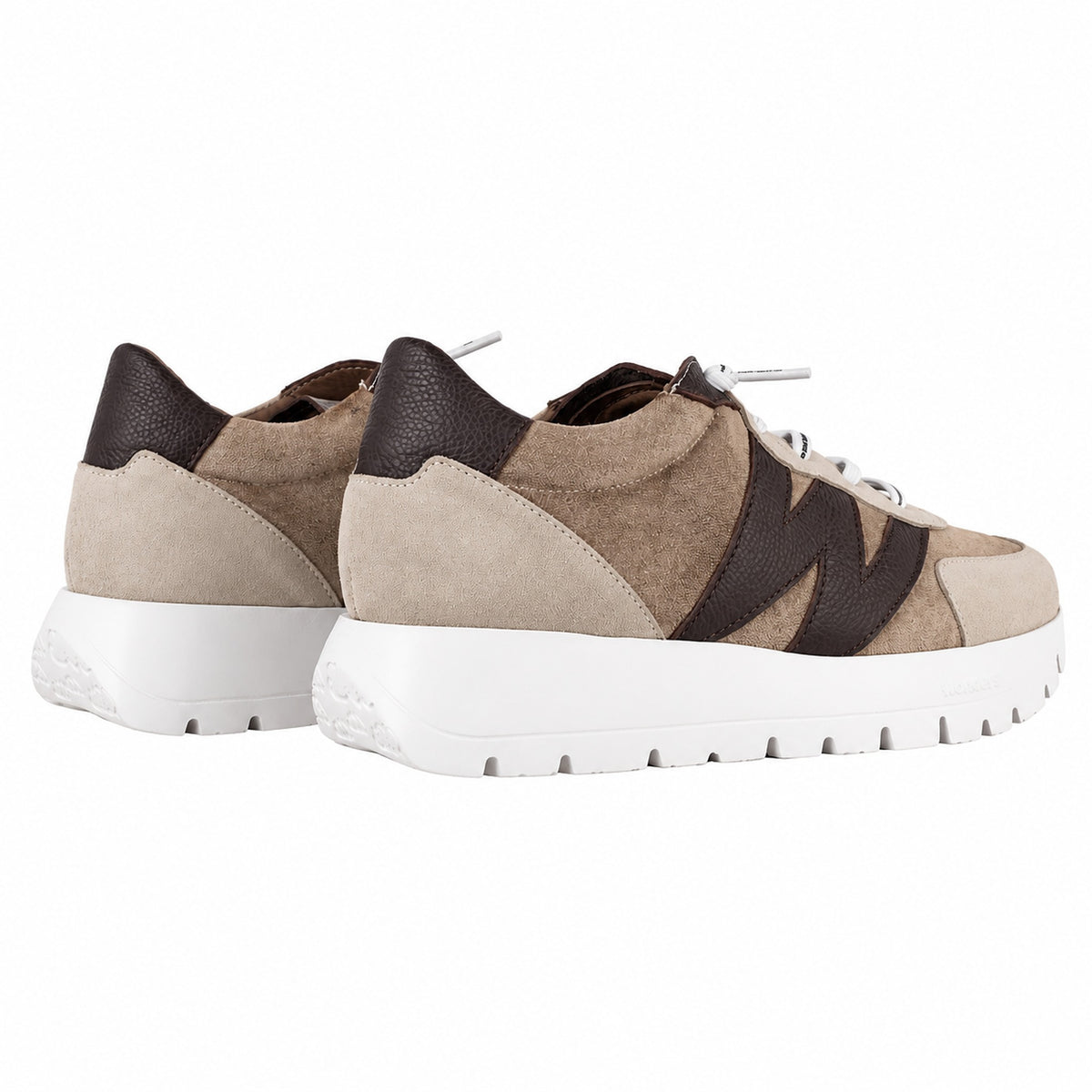Wonders Odisei 111 A-24111 zapatillas mujer beige - lateral interior