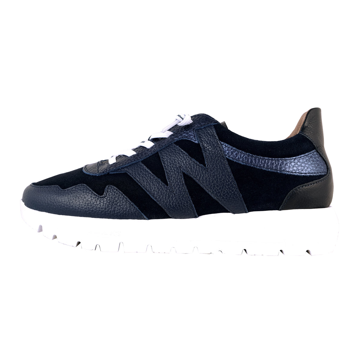 Wonders Odisei 110: Sneakers donna blu navy A-24110 – vista laterale esterna