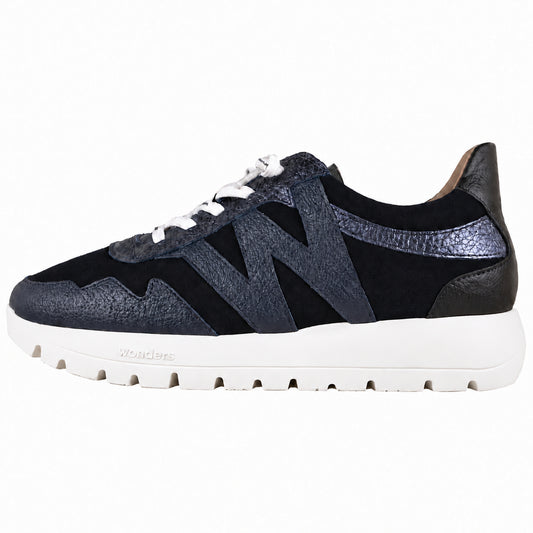 Wonders Odisei 110: Zapatillas Mujer Azul Marino A-24110