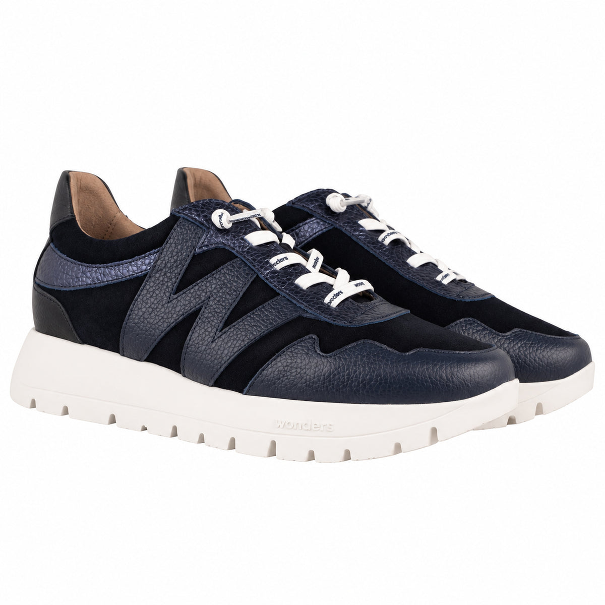 Wonders Odisei 110: Zapatillas Mujer Azul Marino A-24110