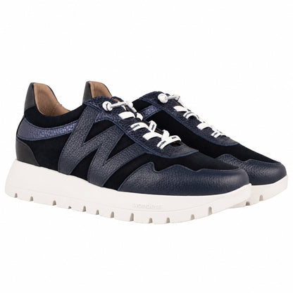 Wonders Odisei 110: Zapatillas Mujer Azul Marino A-24110