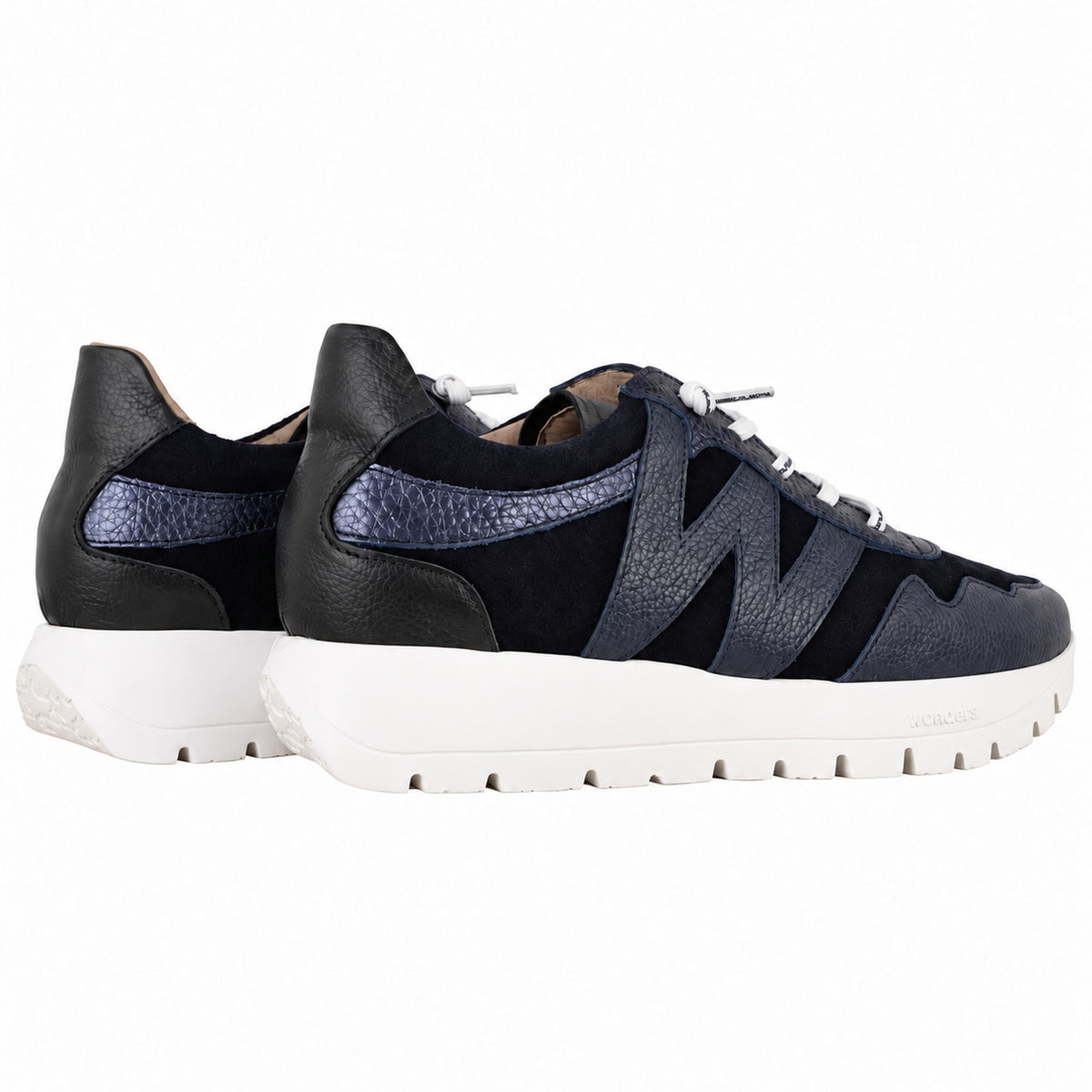 Wonders Odisei 110: Zapatillas Mujer Azul Marino A-24110